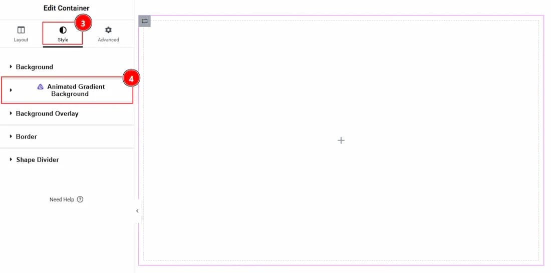 How To Use The Animated Gradient Background Extension By Atomic Addons - Place to Find the Animated Gradient Background Extension 02