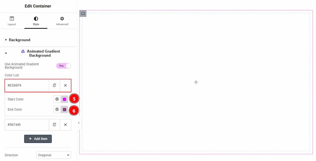 How To Use The Animated Gradient Background Extension By Atomic Addons - Using the Animated Gradient Background Extension 02