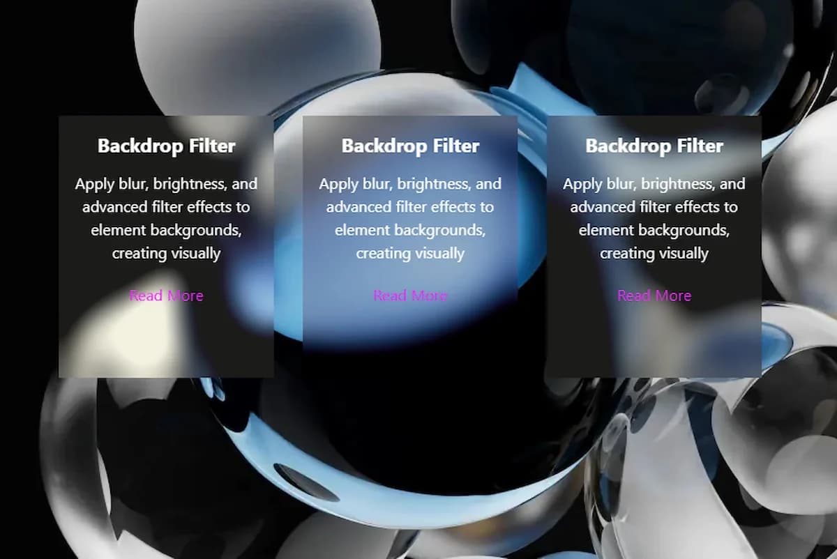 Preview of The Backdrop Filter Extension