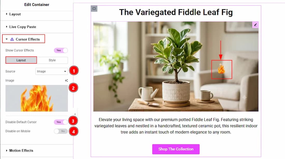 How To Use Cursor Effects Extension By Atomic Addons - Using the Cursor Effects Extension - Image Source 01