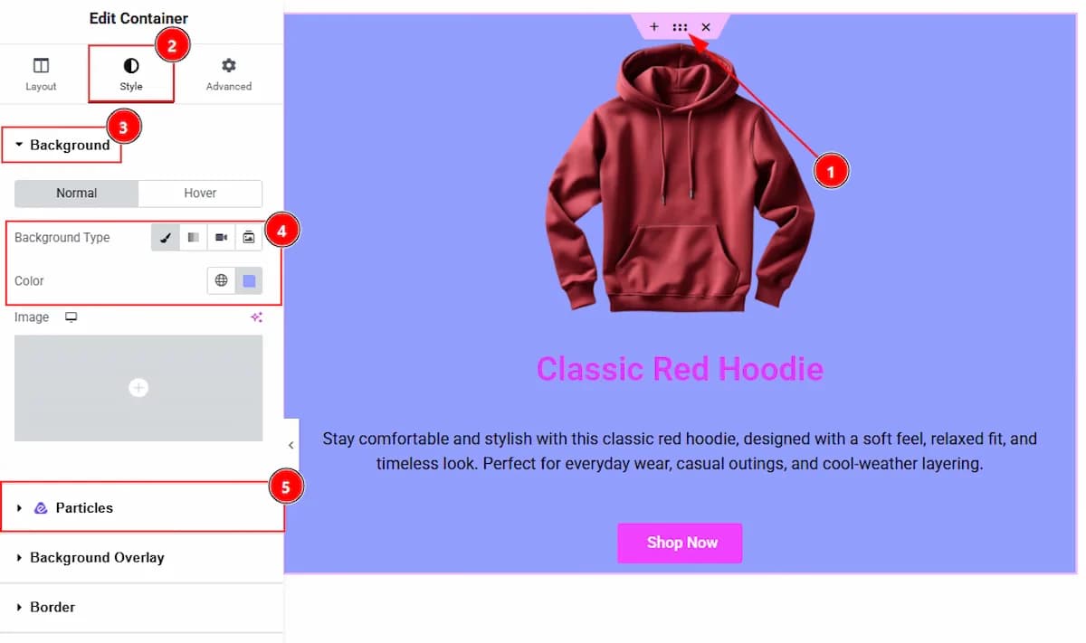 Place To Find The Particles Extension screenshot