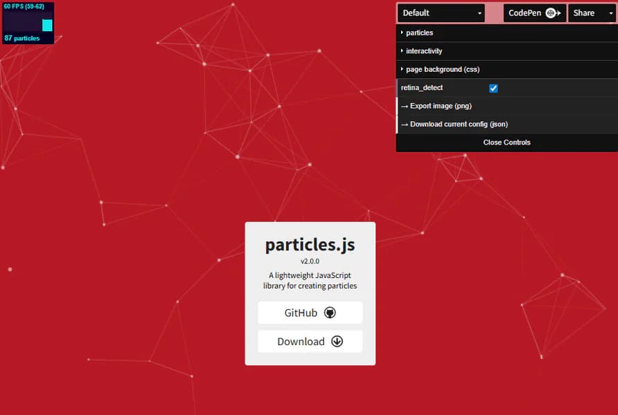 Configuring the Particles Extension 03