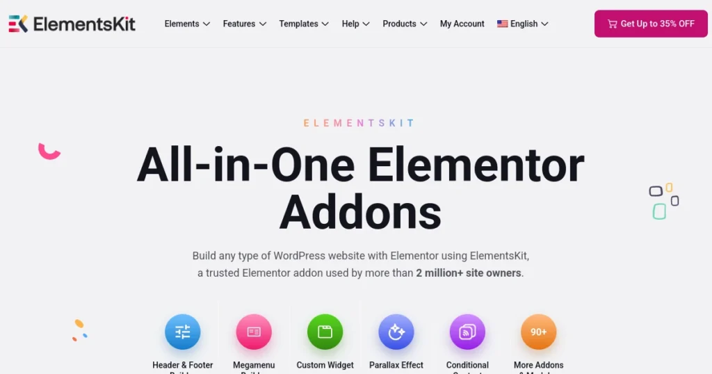 ElementsKit: Best for Header, Footer, and Mega-Menu Workflows